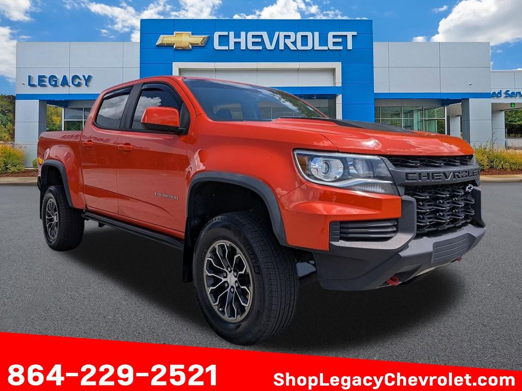 Crush 2021 Chevrolet Colorado ZR2 Crew Cab 4WD Pickup Truck Four-Wheel Drive 8-Speed Automatic
