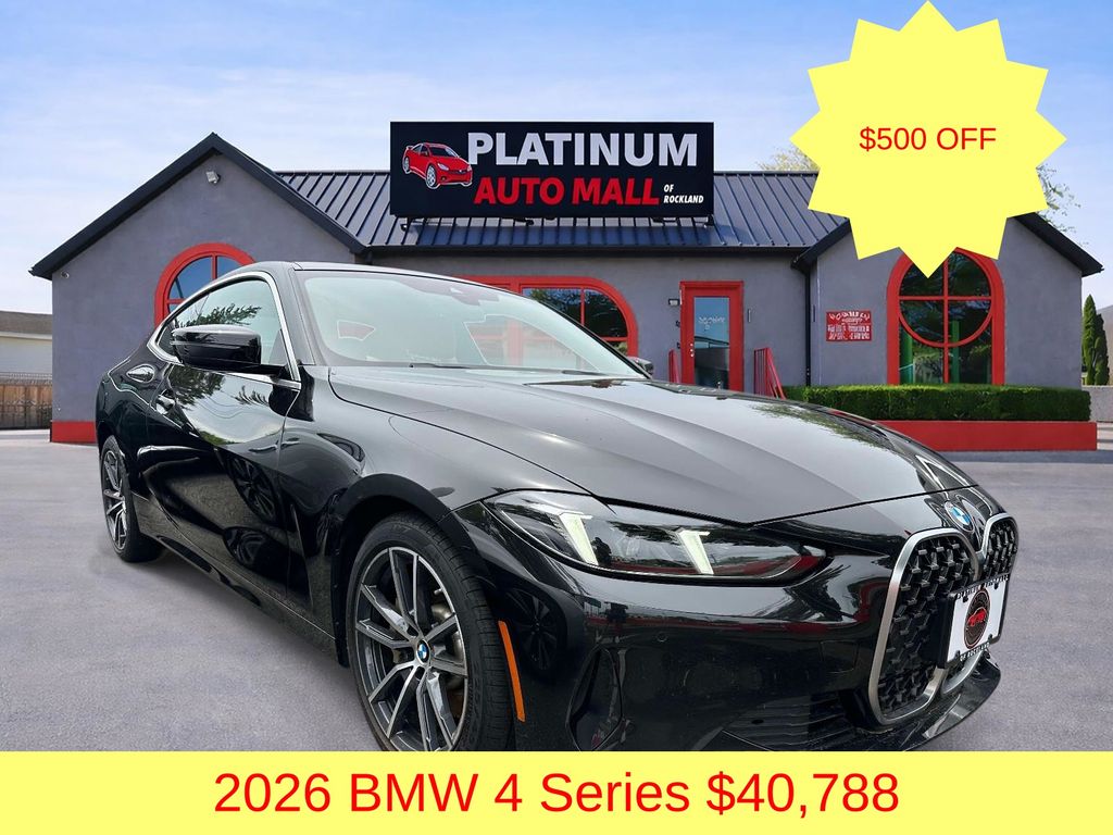 Black Sapphire Metallic 2026 BMW 4 Series 430i Coupe xDrive Coupe All-Wheel Drive 8-Speed Automatic