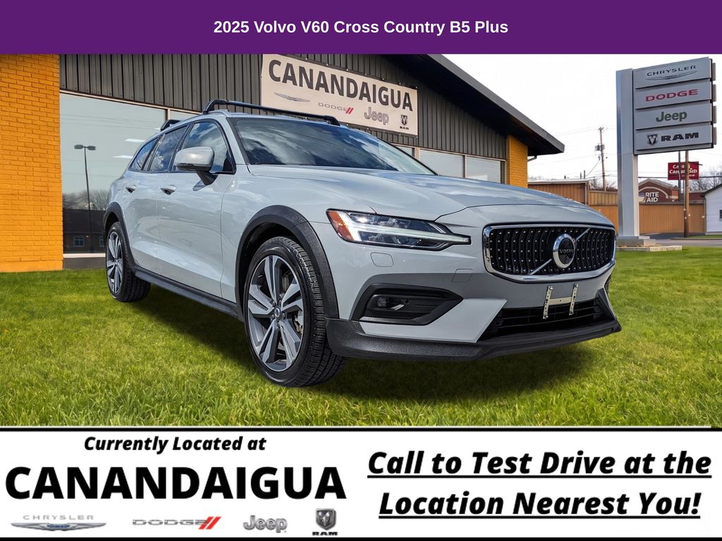 Gray 2025 Volvo V60 Wagon All-Wheel Drive Automatic