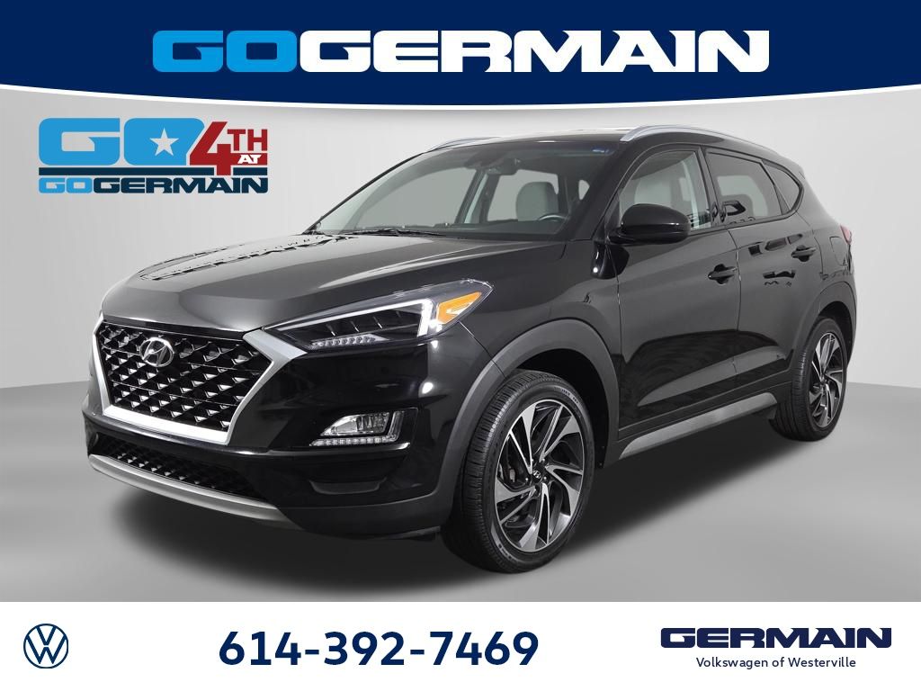 Black Noir Pearl 2021 Hyundai Tucson SUV / Crossover All-Wheel Drive 6-Speed Automatic