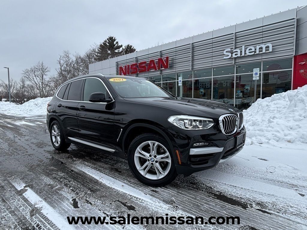 Jet Black 2021 BMW X3 xDrive30i AWD SUV / Crossover All-Wheel Drive 8-Speed Automatic