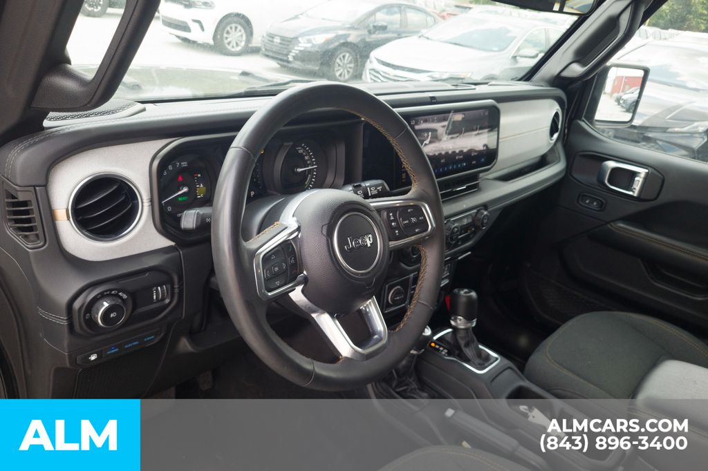 Used 2024 Black Jeep Sahara 4xe image 5