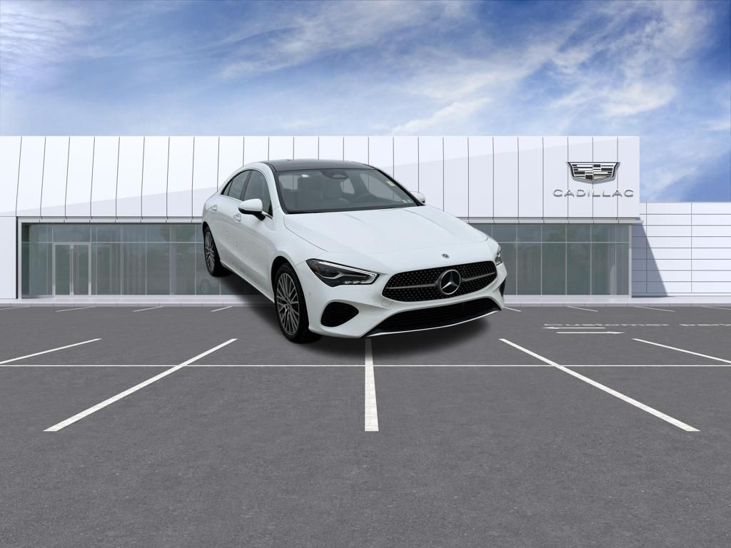 White 2025 Mercedes-Benz CLA 250 4MATIC Coupe All-Wheel Drive 8-Speed Dual Clutch