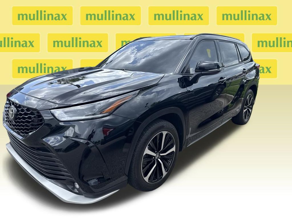 2022 Midnight Black Metallic Toyota Highlander XSE FWD SUV