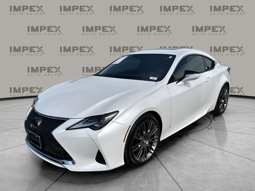 White Pearl 2022 Lexus RC Coupe Rear-Wheel Drive 8-Speed Automatic