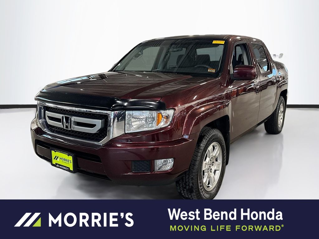 Dark Cherry Pearl 2009 Honda Ridgeline RTS Pickup Truck Four-Wheel Drive 5-Speed Automatic