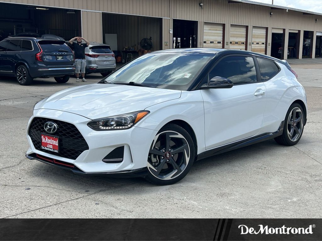 2020 Hyundai Veloster Turbo Ultimate White at Baytown Hyundai