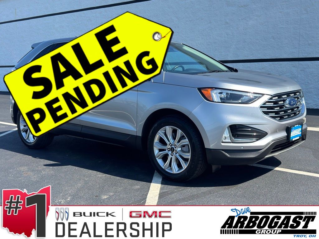 Silver Metallic 2024 Ford Edge Titanium AWD SUV / Crossover All-Wheel Drive 8-Speed Automatic