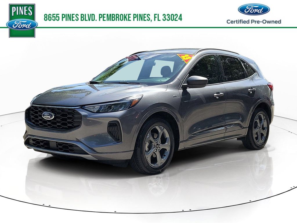 Gray Metallic 2023 Ford Escape SUV / Crossover Front-Wheel Drive 8-Speed Automatic