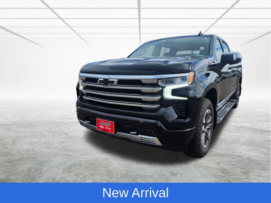 Black 2024 Chevrolet Silverado 1500 Pickup Truck Four-Wheel Drive Automatic