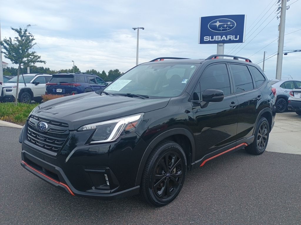 Crystal Black Silica 2024 Subaru Forester SUV / Crossover All-Wheel Drive Continuously Variable Transmission