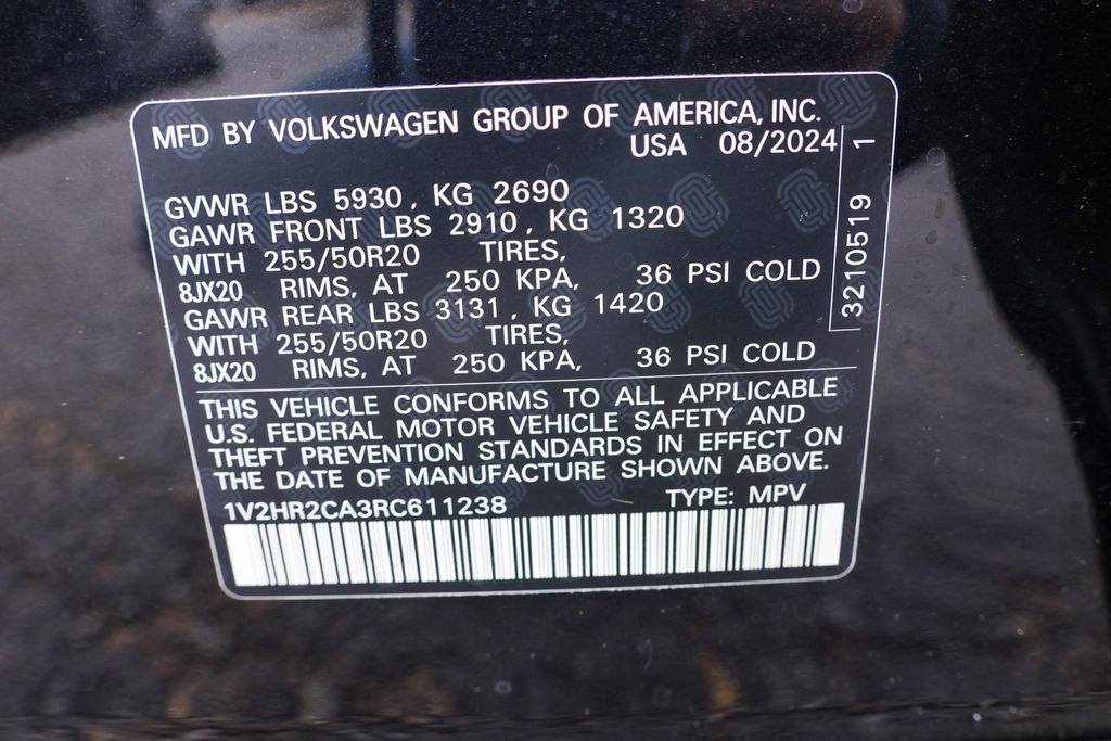 2024 Volkswagen Atlas 2.0T SE w/Technology 39