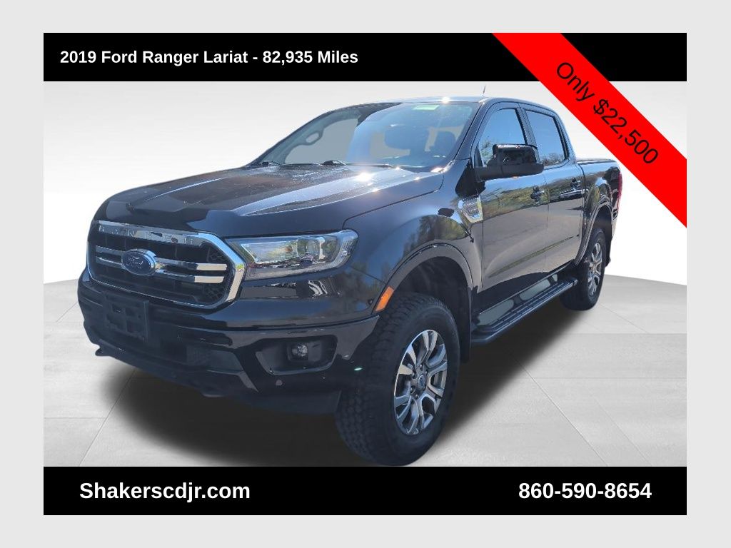 Shadow Black 2019 Ford Ranger Pickup Truck Four-Wheel Drive Automatic