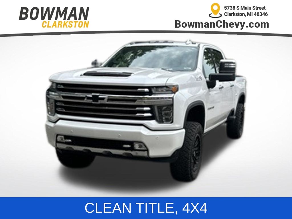 White (Iridescent Pearl Tricoat) 2020 Chevrolet Silverado 2500HD Pickup Truck Four-Wheel Drive Automatic