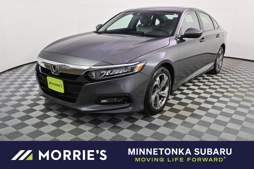 Gray (Modern Steel Metallic) 2018 Honda Accord 1.5T EX-L FWD Sedan Front-Wheel Drive Continuously Variable Transmission