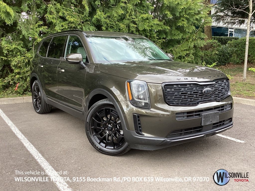 Dark Moss 2021 Kia Telluride EX AWD SUV / Crossover All-Wheel Drive 8-Speed Automatic