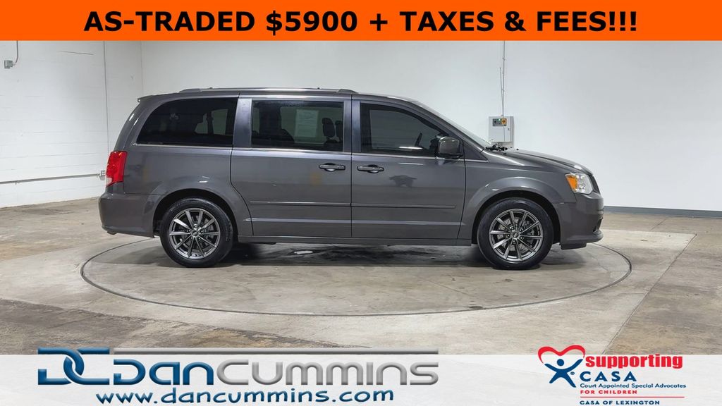 Gray (Granite Crystal Metallic Clearcoat) 2017 Dodge Grand Caravan SXT FWD Minivan Front-Wheel Drive 6-Speed Automatic
