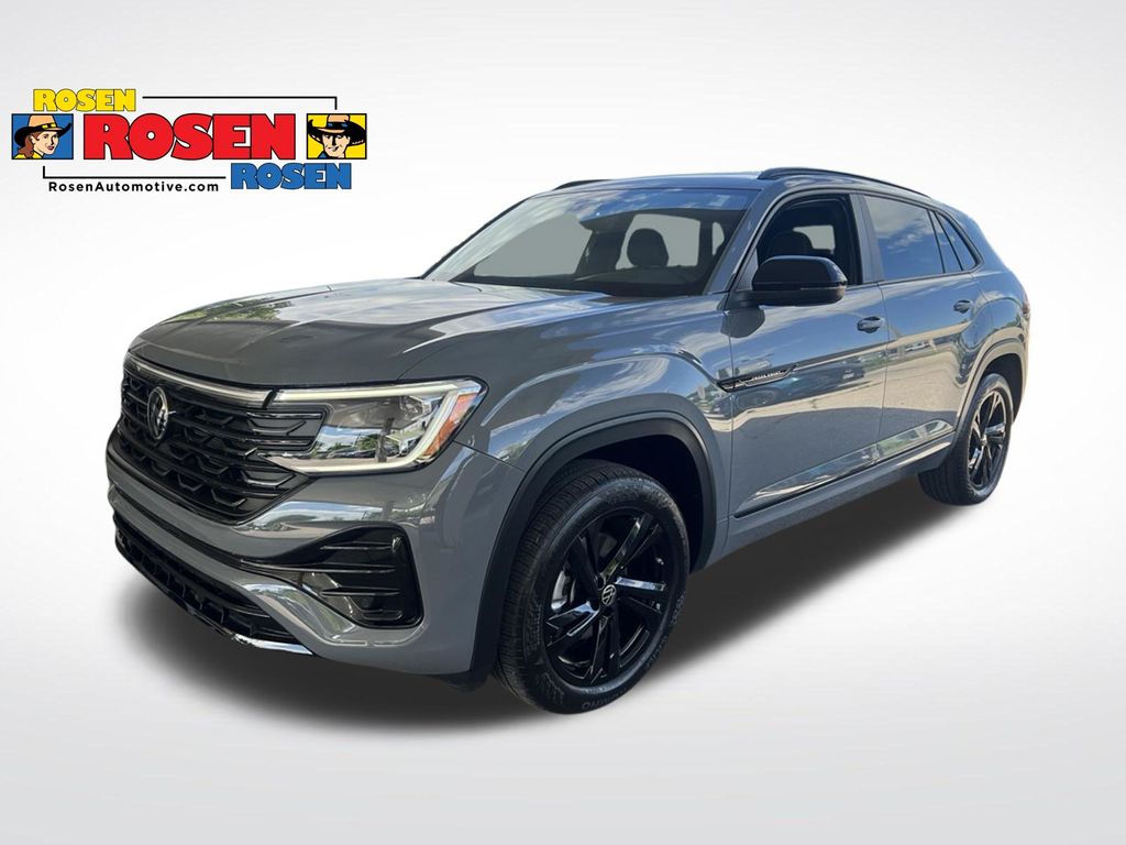 Gray 2025 Volkswagen Atlas Cross Sport SUV / Crossover All-Wheel Drive 8-Speed Automatic