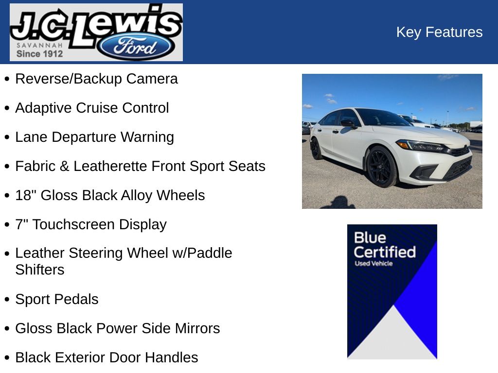 2023 Honda Civic Sedan Sport
