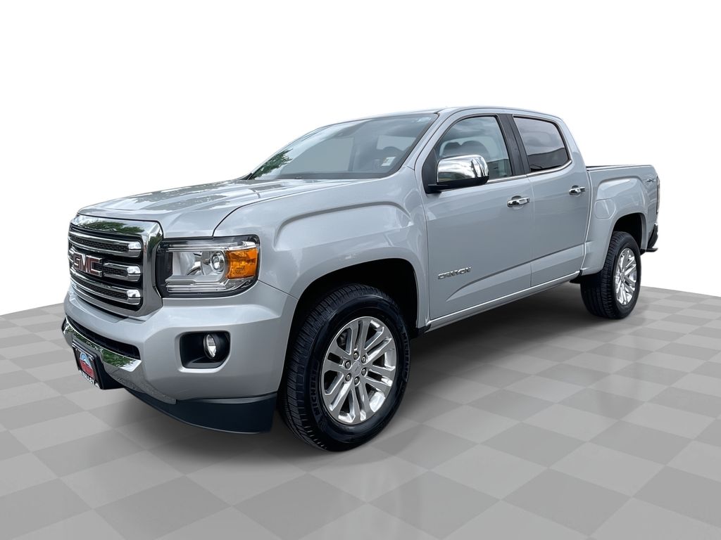 Quicksilver Metallic 2016 GMC Canyon SLT Crew Cab 4WD Pickup Truck Four-Wheel Drive 6-Speed Automatic
