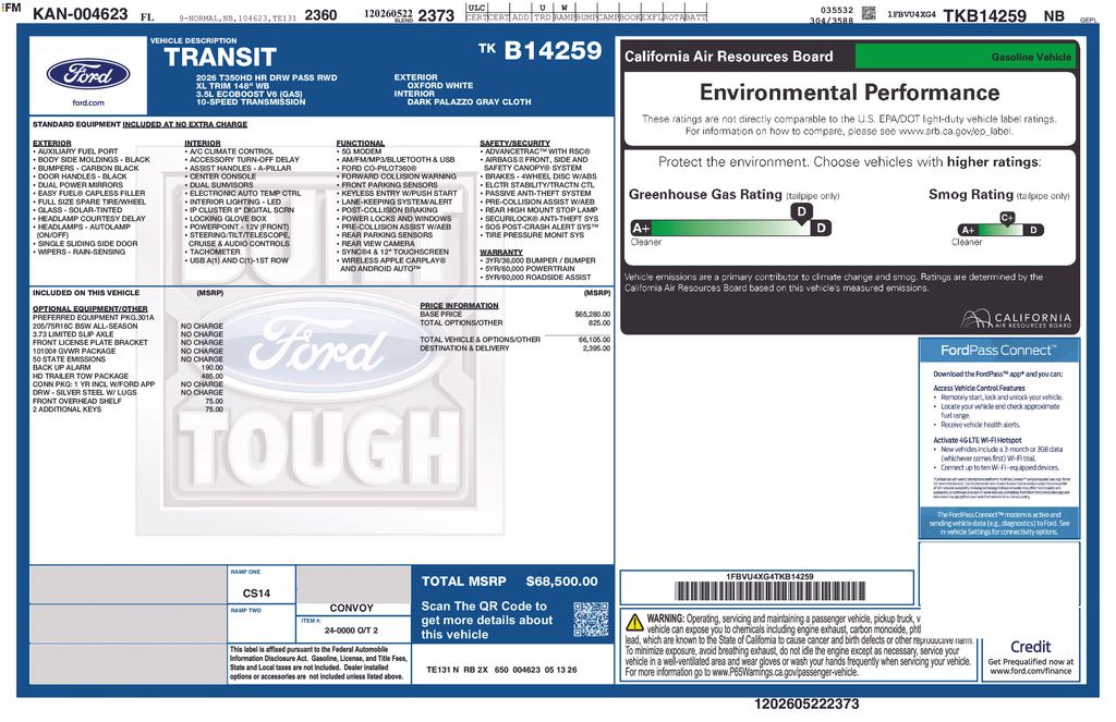 New 2026 White Ford XL image 10