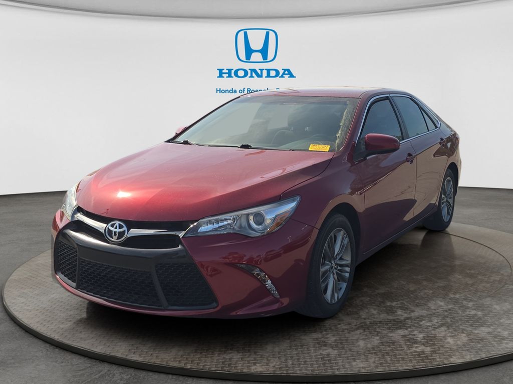 Red (Ruby Flare Pearl) 2016 Toyota Camry SE Sedan Front-Wheel Drive 6-Speed Automatic