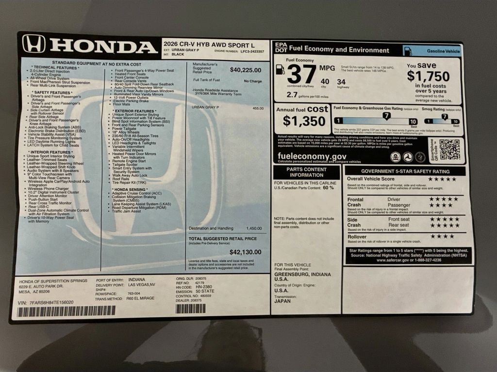 Thumbnail: 2026 Honda CR-V - 9