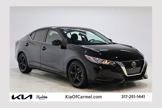 Black 2020 Nissan Sentra Sedan Front-Wheel Drive Continuously Variable Transmission