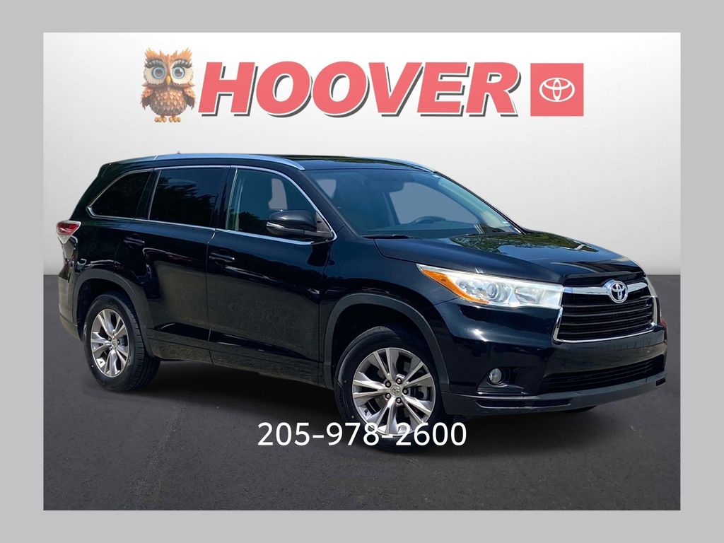 Attitude Black Metallic 2014 Toyota Highlander SUV / Crossover Front-Wheel Drive 6-Speed Automatic Overdrive