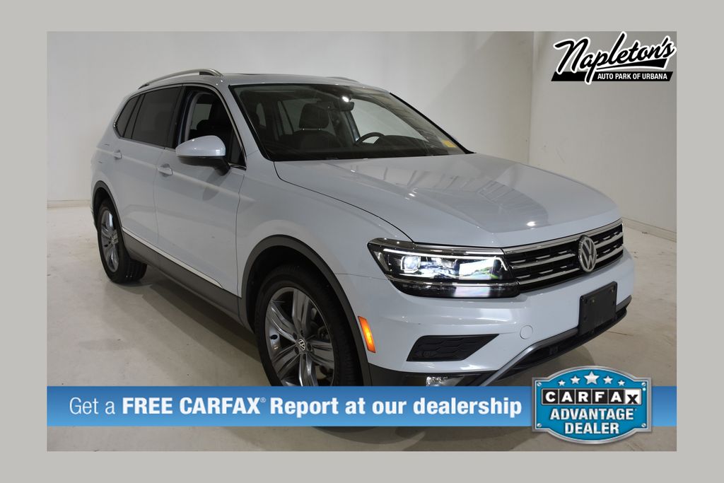 White Silver Metallic 2019 Volkswagen Tiguan SUV / Crossover All-Wheel Drive 8-Speed Automatic