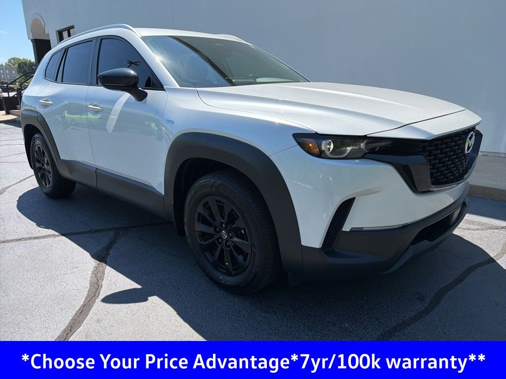 White (wind chill pearl) 2025 Mazda CX-50 Hybrid Preferred AWD SUV / Crossover All-Wheel Drive Continuously Variable Transmission