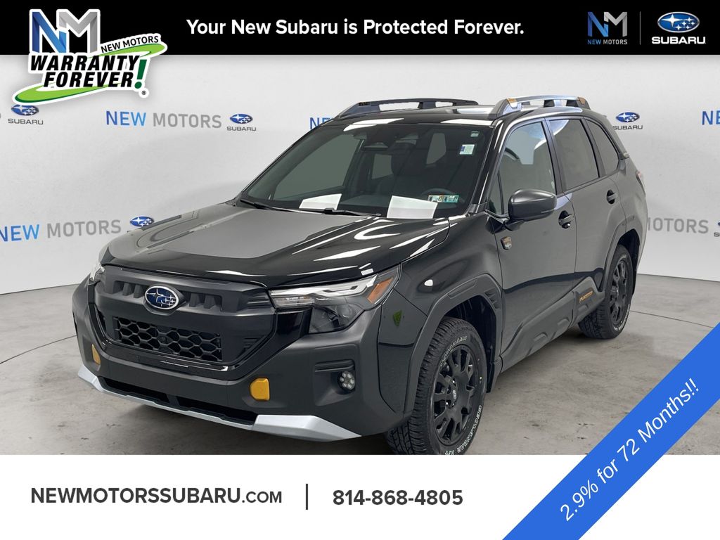 Crystal Black 2026 Subaru Forester SUV / Crossover All-Wheel Drive Continuously Variable Transmission