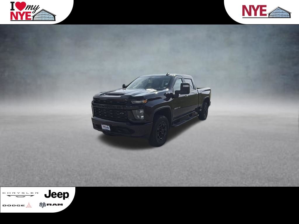 Black 2021 Chevrolet Silverado 2500HD Pickup Truck Four-Wheel Drive Automatic
