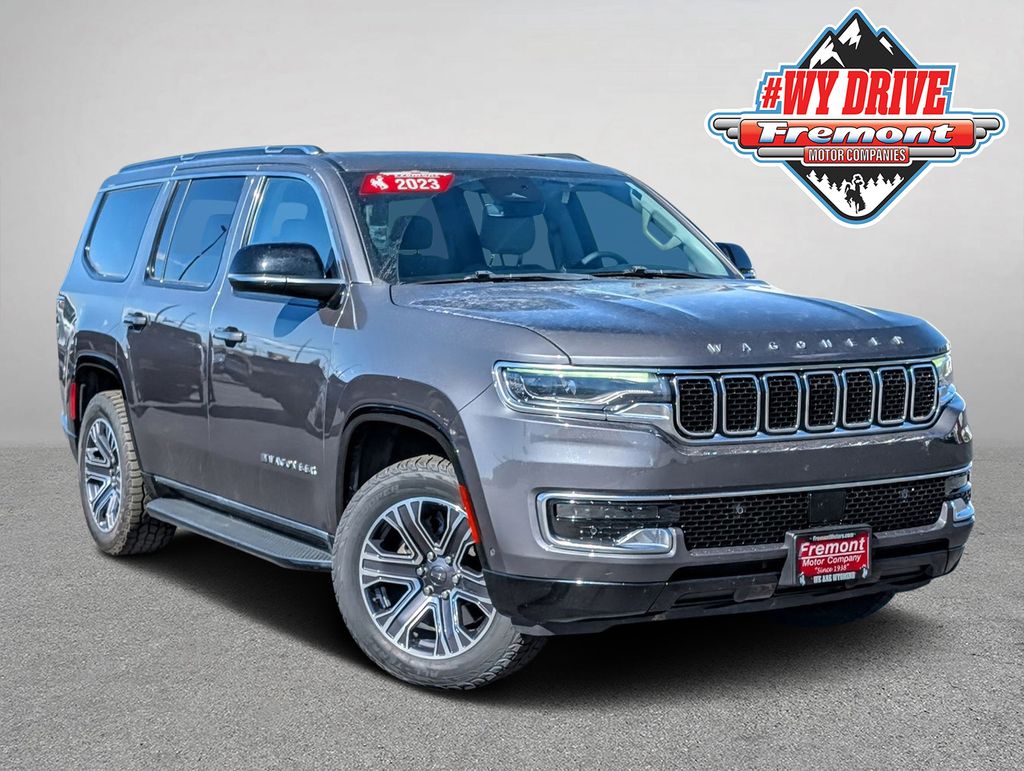 Baltic Gray Metallic Clearcoat 2023 Jeep Wagoneer 4WD SUV / Crossover Four-Wheel Drive 8-Speed Automatic