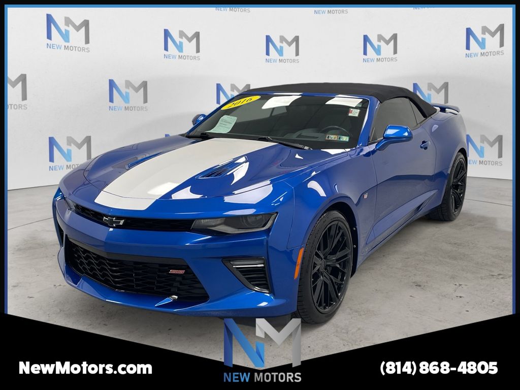 Hyper Blue Metallic 2016 Chevrolet Camaro 2SS Convertible RWD Convertible Rear-Wheel Drive 8-Speed Automatic