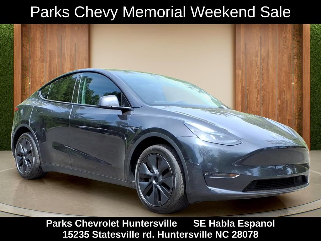 Stealth Gray 2024 Tesla Model Y Long Range AWD SUV / Crossover All-Wheel Drive 1-Speed Dual Clutch