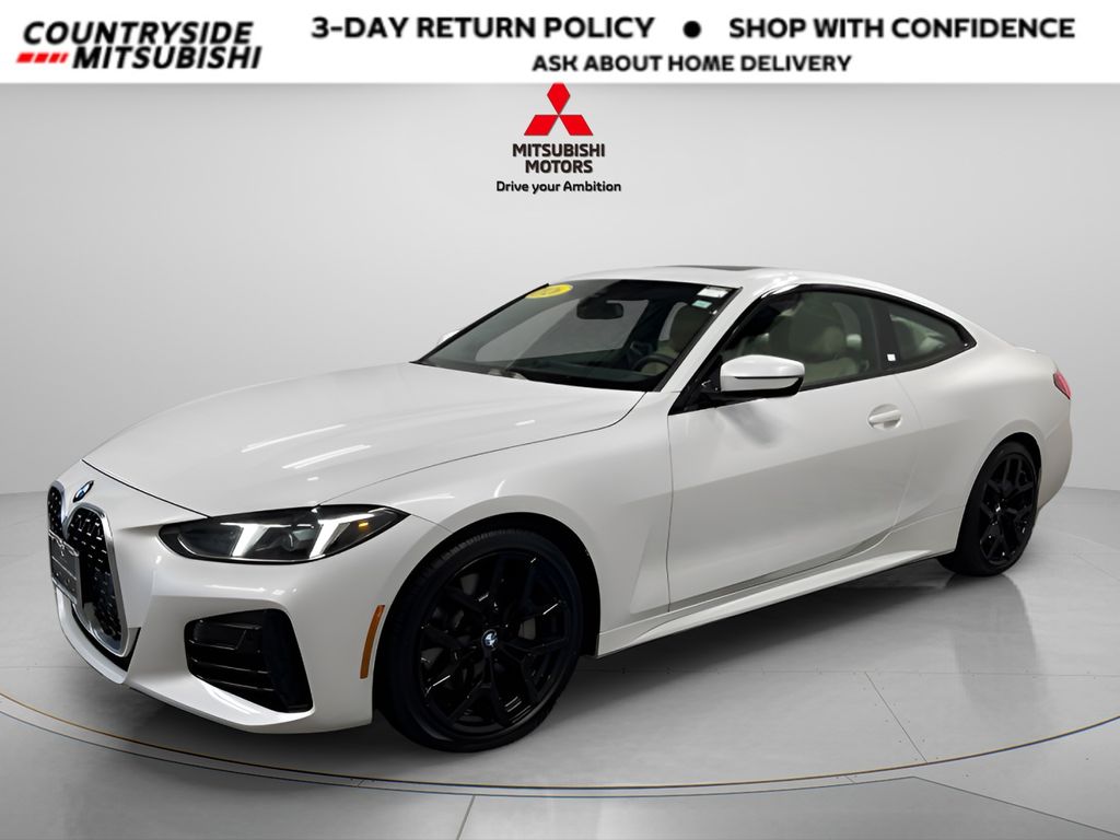 White Metallic 2026 BMW 4 Series Coupe All-Wheel Drive 8-Speed Automatic