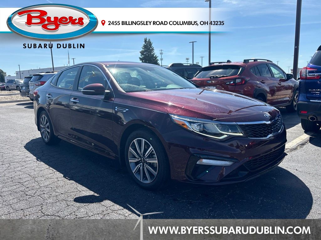 Red (Sangria) 2019 Kia Optima Sedan Front-Wheel Drive 6-Speed Automatic