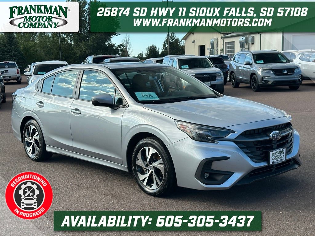 Ice Silver Metallic 2025 Subaru Legacy Sedan All-Wheel Drive Continuously Variable Transmission