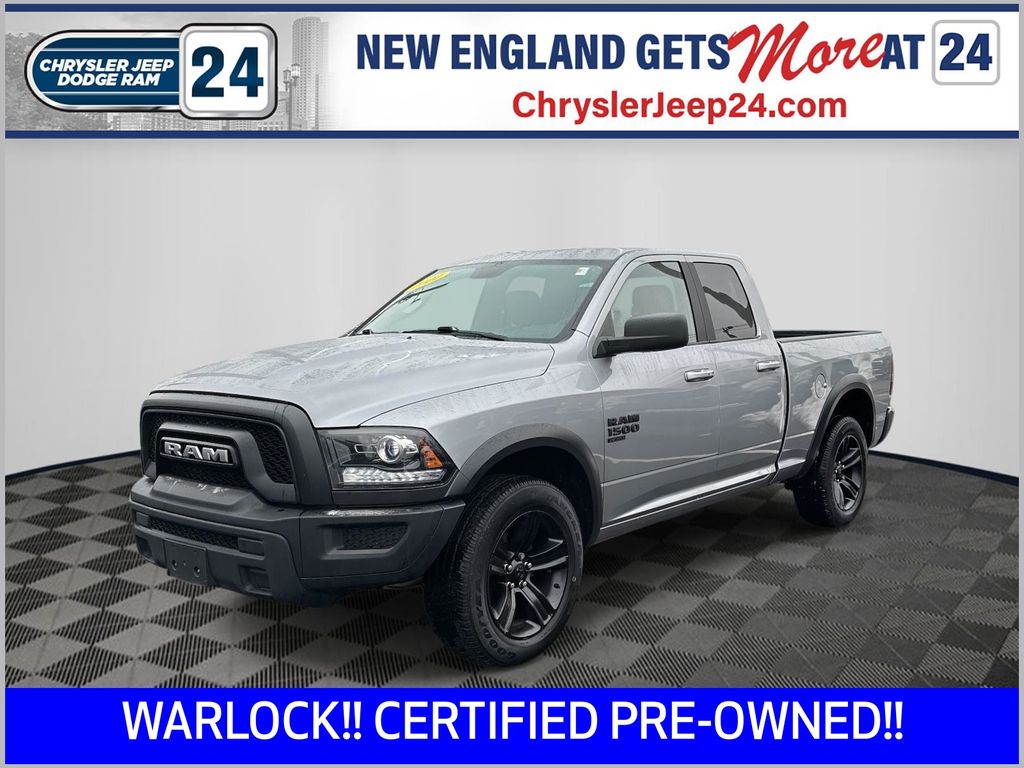 Billet Silver Metallic Clearcoat 2022 RAM 1500 Classic Warlock Quad Cab 4WD Pickup Truck Four-Wheel Drive 8-Speed Automatic