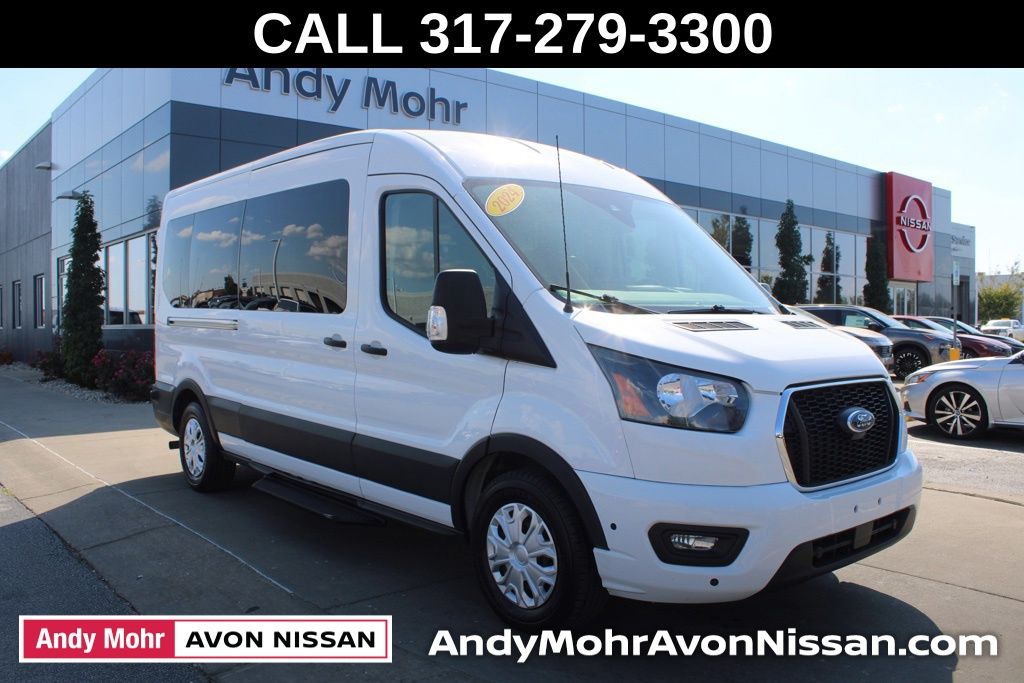 Oxford White 2024 Ford Transit Passenger Van Rear-Wheel Drive 