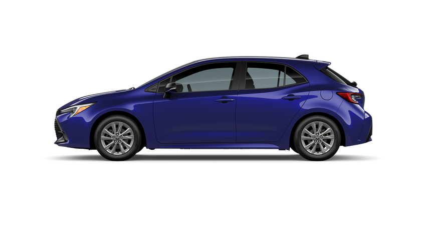 Blue 2026 Toyota Corolla Hatchback Hatchback Front-Wheel Drive Continuously Variable Transmission