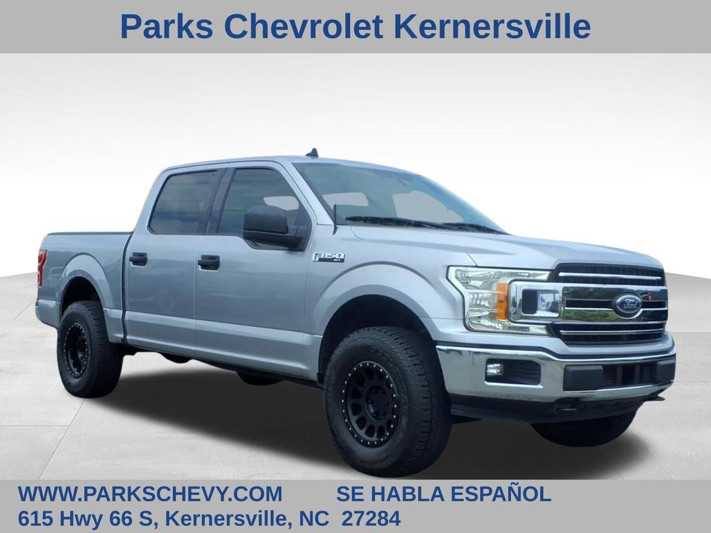 Silver Metallic 2020 Ford F-150 Pickup Truck Four-Wheel Drive Automatic
