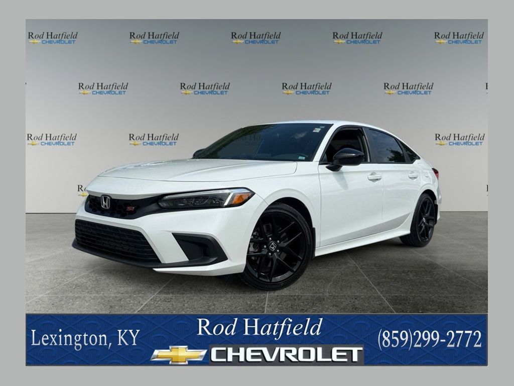 White 2024 Honda Civic Sedan Front-Wheel Drive 6-Speed Manual