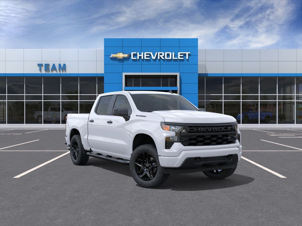 Summit White 2026 Chevrolet Silverado 1500 Pickup Truck Four-Wheel Drive 8-Speed Automatic