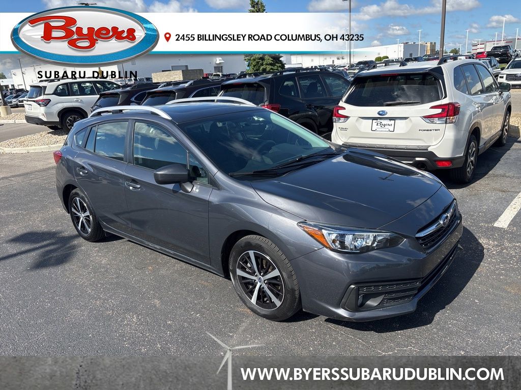 Magnetite Gray Metallic 2023 Subaru Impreza Premium Wagon AWD Wagon All-Wheel Drive Continuously Variable Transmission