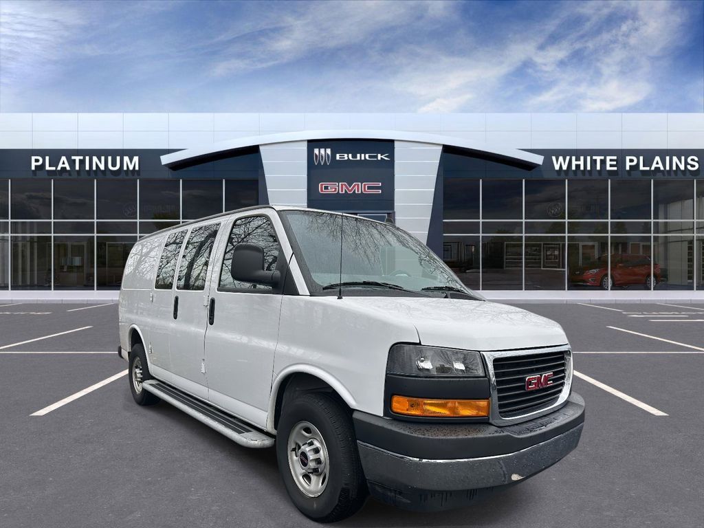 Summit White 2024 GMC Savana Cargo 2500 RWD Van Rear-Wheel Drive 8-Speed Automatic Overdrive