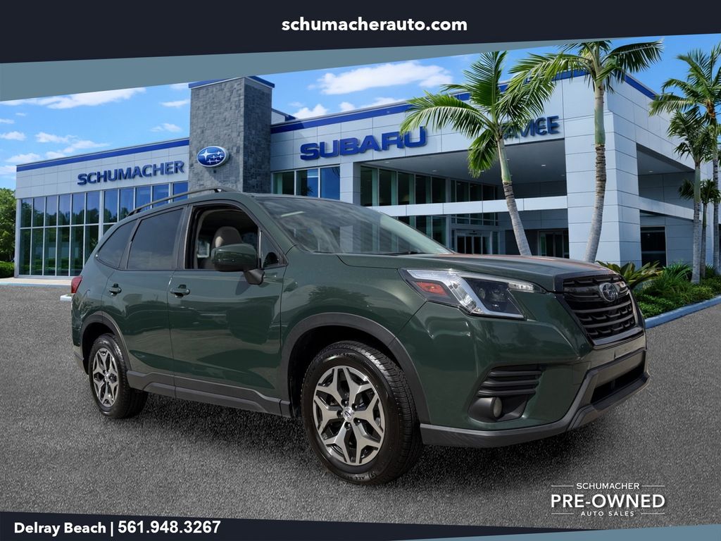Cascade Green Silica 2023 Subaru Forester SUV / Crossover All-Wheel Drive Continuously Variable Transmission