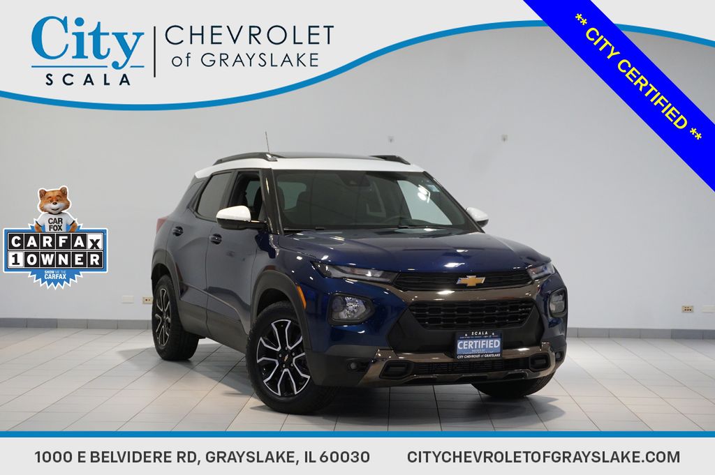 Blue Glow Metallic 2023 Chevrolet Trailblazer ACTIV FWD SUV / Crossover Front-Wheel Drive Continuously Variable Transmission