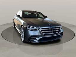 Gray 2023 Mercedes-Benz S-Class S 500 4MATIC AWD Sedan All-Wheel Drive 9-Speed Automatic
